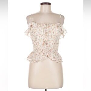 Lulu’s Ditsy Floral Sleeveless Top